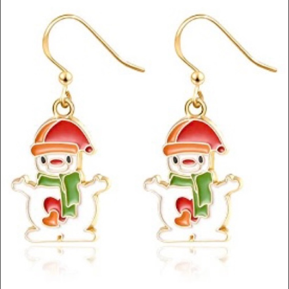 🎉HP!❤️ 3/$15 Snowman Earrings - Picture 1 of 2